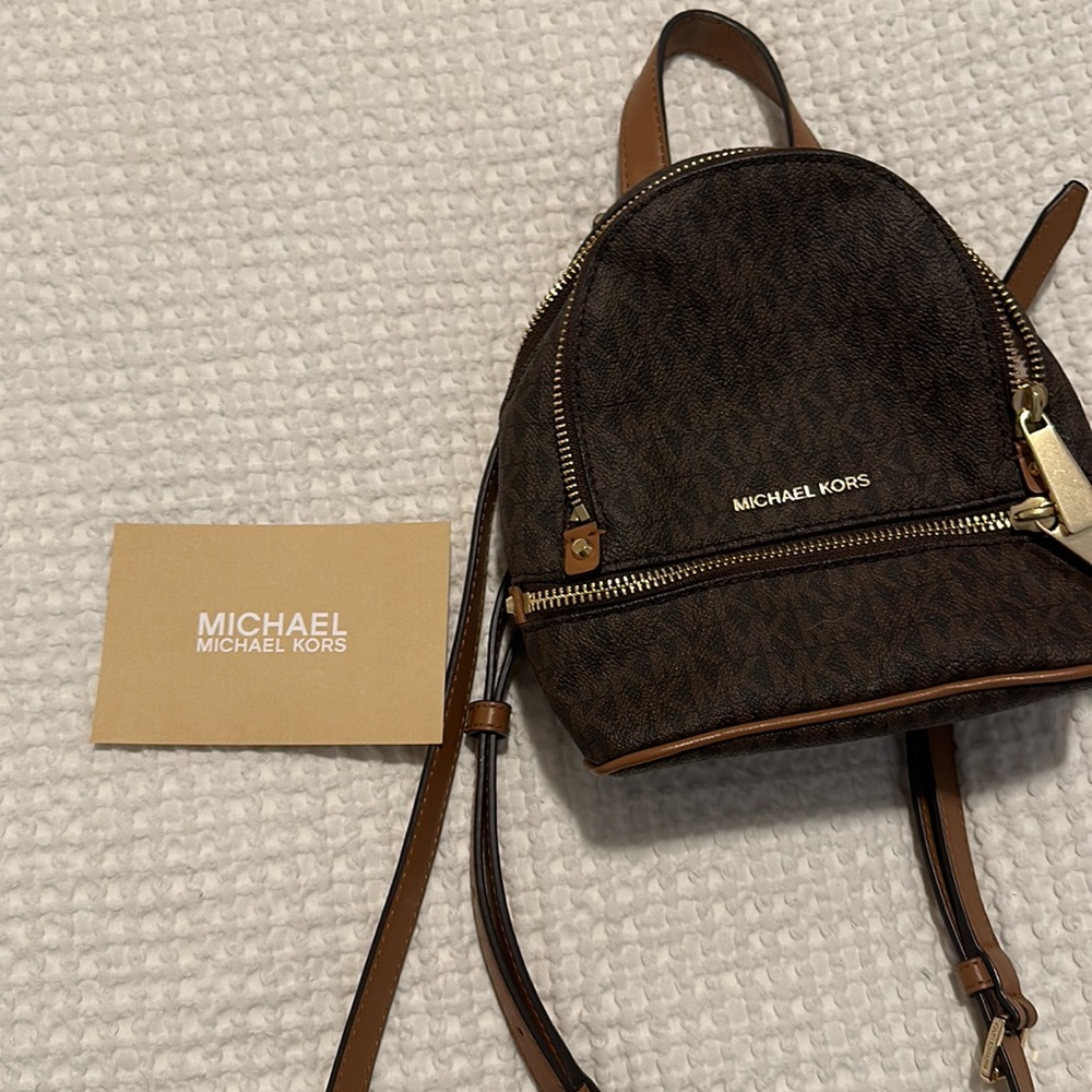 Rhea Mini Logo Backpack - Picture 3 of 8
